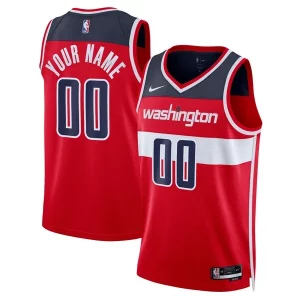 Fácil de llevar Chulo Washington Wizards Nike Unisex Swingman Custom Jersey Red Icon Edition  para la gran final
