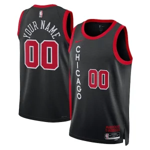 Delicioso Original Chicago Bulls Nike Unisex 2023/24 Custom Swingman Jersey Black City Edition  para la gran final
