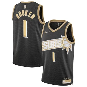 Versátil Robusto Devin Booker Phoenix Suns Nike Unisex Select Series Swingman Jersey Black  para la gran final