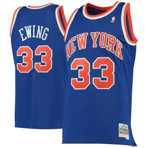 Estupendo Patrick Ewing New York Knicks 1991/92 Hardwood Classics Swingman Jersey Blue  para la gran final