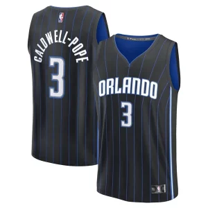 Versátil Kentavious Caldwell Pope Orlando Magic Youth Fast Break Replica Player Jersey Icon Edition Black  para la gran final