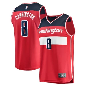 Cool Exquisito Moderno Carlton Carrington Washington Wizards Fast Break Replica Player Jersey Icon Edition Red  para la gran final