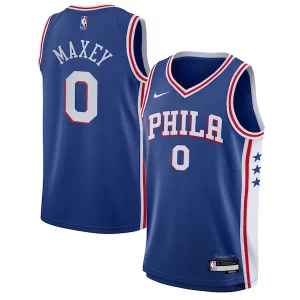 Cool Delicioso Sofisticado Tyrese Maxey Philadelphia 76ers Nike Youth Swingman Jersey Icon Edition Royal  para la gran final