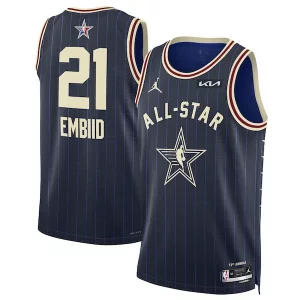 Comodo Joel Embiid Jordan Brand Unisex 2024 NBA All Star Game Swingman Jersey Navy  para la gran final