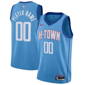 Lujoso Houston Rockets Nike 2020/21 Swingman Custom Jersey Blue City Edition  para la gran final