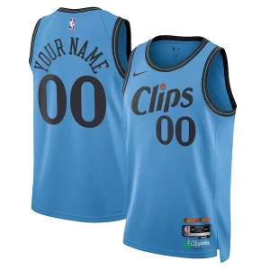 Sofisticado LA Clippers Nike Unisex 2024/25 Custom Swingman Jersey City Edition Light Blue  para la gran final
