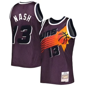 Comodo Steve Nash Phoenix Suns 1996/97 Hardwood Classics Off Court Swingman Jersey Purple  para la gran final