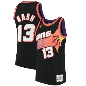Bonito Steve Nash Phoenix Suns 1996/97 Hardwood Classics Swingman Jersey Black  para la gran final