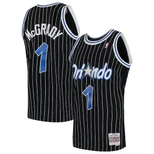 Exquisito Ideal Tracy McGrady Orlando Magic Hardwood Classics Swingman Jersey Black/Blue  para la gran final