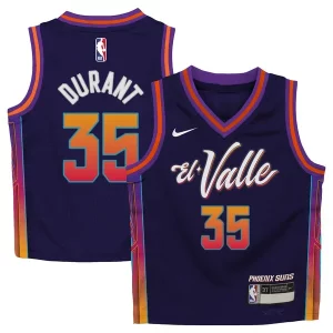 Único Kevin Durant Phoenix Suns Nike Preschool Swingman Replica Jersey City Edition Purple  para la gran final
