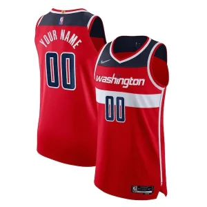 Sofisticado Versátil Washington Wizards Nike 2021/22 Diamond Authentic Custom Jersey Icon Edition Red  para la gran final