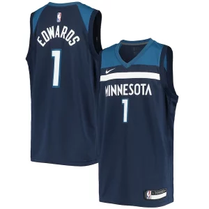 Práctico Perfecto Versátil Anthony Edwards Minnesota Timberwolves Nike Youth 2020/21 Swingman Jersey Icon Edition Navy  para la gran final