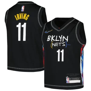 Maravilloso Kyrie Irving Brooklyn Nets Nike Preschool 2020/21 Swingman Jersey City Edition Black  para la gran final