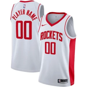 Resistente Robusto Houston Rockets Nike 2020/21 Swingman Custom Jersey Association Edition White  para la gran final
