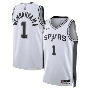Robusto Victor Wembanyama San Antonio Spurs Nike Unisex Swingman Jersey Association Edition White  para la gran final