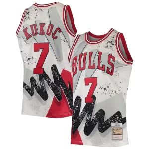 Sofisticado Magnífico Resistente Toni Kukoc Chicago Bulls Hardwood Classics 1995/96 Hyper Hoops Swingman Jersey White  para la gran final