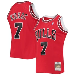 Práctico Encantador Toni Kukoc Chicago Bulls 1997/98 Hardwood Classics Swingman Jersey Red  para la gran final