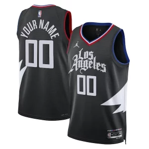 Duradero Versátil LA Clippers Jordan Brand Unisex 2022/23 Swingman Custom Jersey Statement Edition Black  para la gran final