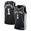 Comodo Clásico Victor Wembanyama San Antonio Spurs Nike Youth Swingman Jersey Icon Edition Black  para la gran final