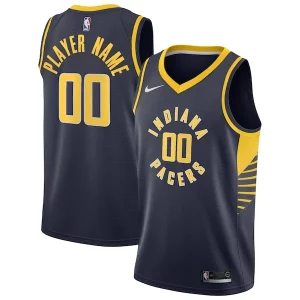 Magnífico Duradero Indiana Pacers Nike Swingman Custom Jersey Navy Icon Edition  para la gran final