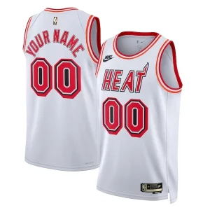 Genial Atractivo Hermoso Miami Heat Nike Unisex 2022/23 Custom Swingman Jersey Classic Edition White  para la gran final