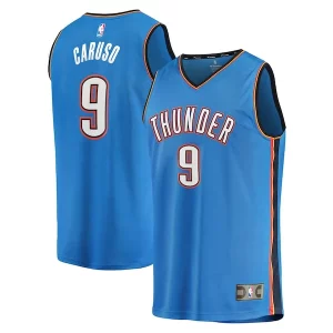 Moderno Alex Caruso Oklahoma City Thunder Youth Fast Break Replica Player Jersey Icon Edition Blue  para la gran final