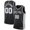 Práctico Exquisito Encantador San Antonio Spurs Nike Swingman Custom Jersey Black Icon Edition  para la gran final