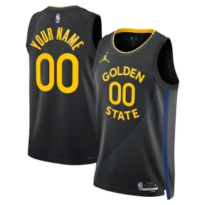 Perfecto Versátil Hermoso Golden State Warriors Jordan Brand Unisex 2024/25 Custom Swingman Jersey Statement Edition Black  para la gran final