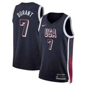 Delicioso Resistente Comodo Kevin Durant USA #7 Nike 2024 Swingman Player Jersey Navy  para la gran final