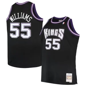 Resistente Jason Williams Sacramento Kings Big & Tall 2000/01 Hardwood Classics Swingman Jersey Black  para la gran final