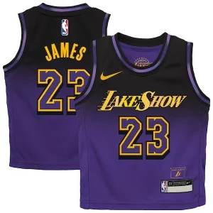 Delicioso Comodo LeBron James Los Angeles Lakers Nike Toddler 2024/25 Swingman Player Jersey City Edition Purple  para la gran final