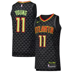 Comodo Fácil de llevar Sofisticado Trae Young Atlanta Hawks Nike Authentic Player Jersey Icon Edition Black  para la gran final