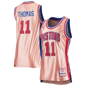 Genial Resistente Isiah Thomas Detroit Pistons Women's 75th Anniversary Rose Gold 1982 Swingman Jersey Pink  para la gran final