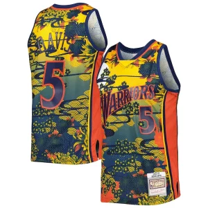 Perfecto Genial Baron Davis Golden State Warriors Hardwood Classics Lunar New Year Swingman Jersey Blue  para la gran final