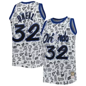 Perfecto Versátil Genial Shaquille O'Neal Orlando Magic 1994/95 Hardwood Classics Doodle Swingman Jersey White  para la gran final