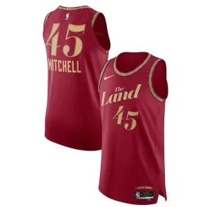 Fantástico Moderno Increíble Nike Donovan Mitchell Cleveland Cavaliers Authentic Jersey City Edition Wine  para la gran final