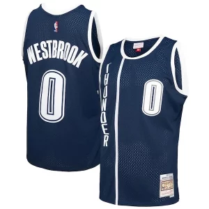 Estupendo Russell Westbrook Oklahoma City Thunder 2015/16 Swingman Jersey Blue  para la gran final