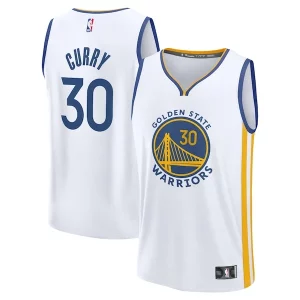Versátil Elegante Stephen Curry Golden State Warriors Youth Fast Break Replica Player Jersey Association Edition White  para la gran final