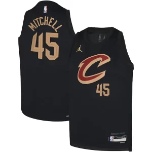 Genial Duradero Donovan Mitchell Cleveland Cavaliers Jordan Brand Youth Swingman Jersey Statement Black  para la gran final