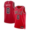 Cool Resistente Coby White Chicago Bulls Nike Unisex Swingman Jersey Icon Edition Red  para la gran final