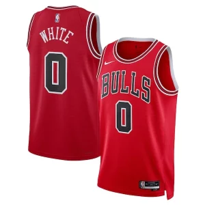 Cool Resistente Coby White Chicago Bulls Nike Unisex Swingman Jersey Icon Edition Red  para la gran final