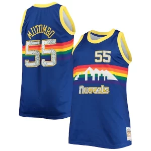 Clásico Bonito Duradero Dikembe Mutombo Denver Nuggets Big & Tall 1991/92 NBA 75th Anniversary Diamond Swingman Jersey Blue  para la gran final