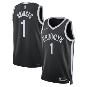 Clásico Fácil de llevar Genial Mikal Bridges Brooklyn Nets Nike Unisex Swingman Jersey Icon Edition Black  para la gran final