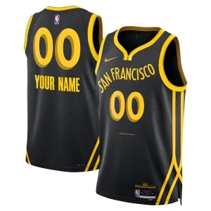 Delicioso Golden State Warriors Nike Unisex 2023/24 Custom Swingman Jersey Black City Edition  para la gran final