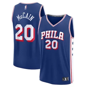 Magnífico Jared McCain Philadelphia 76ers Youth 2024 NBA Draft Fast Break Player Jersey Icon Edition Royal  para la gran final