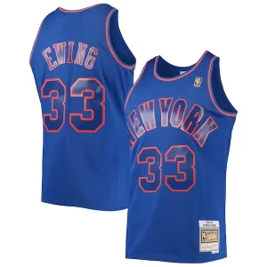 Bonito Ideal Patrick Ewing New York Knicks 1996/97 Hardwood Classics Swingman Jersey Blue  para la gran final
