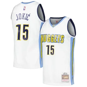 Duradero Fácil de llevar Elegante Nikola Jokic Denver Nuggets 2016/17 Throwback Swingman Jersey White  para la gran final
