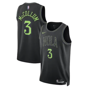Maravilloso CJ McCollum New Orleans Pelicans Nike Unisex 2023/24 Swingman Jersey Black City Edition  para la gran final