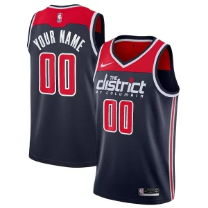 Lujoso Encantador Washington Wizards Nike 2019/20 Custom Swingman Jersey Navy Statement Edition  para la gran final