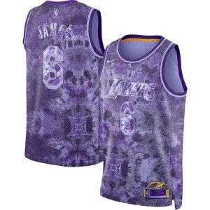 Delicioso Magnífico LeBron James Los Angeles Lakers Nike Unisex Select Series Swingman Jersey Purple  para la gran final